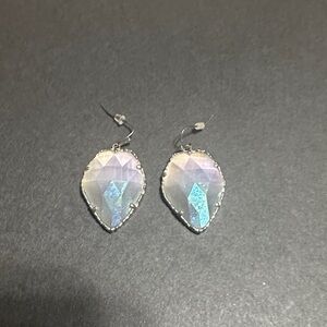 Kendra Scott Iridescent Silver Earrings